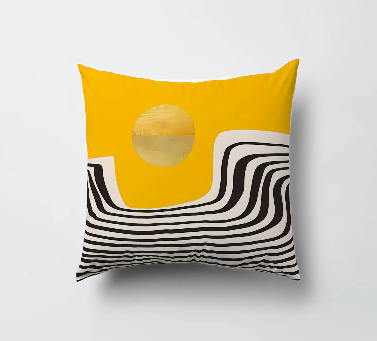 Minimal Abstract View 2 decorative cushion by James M Coyle