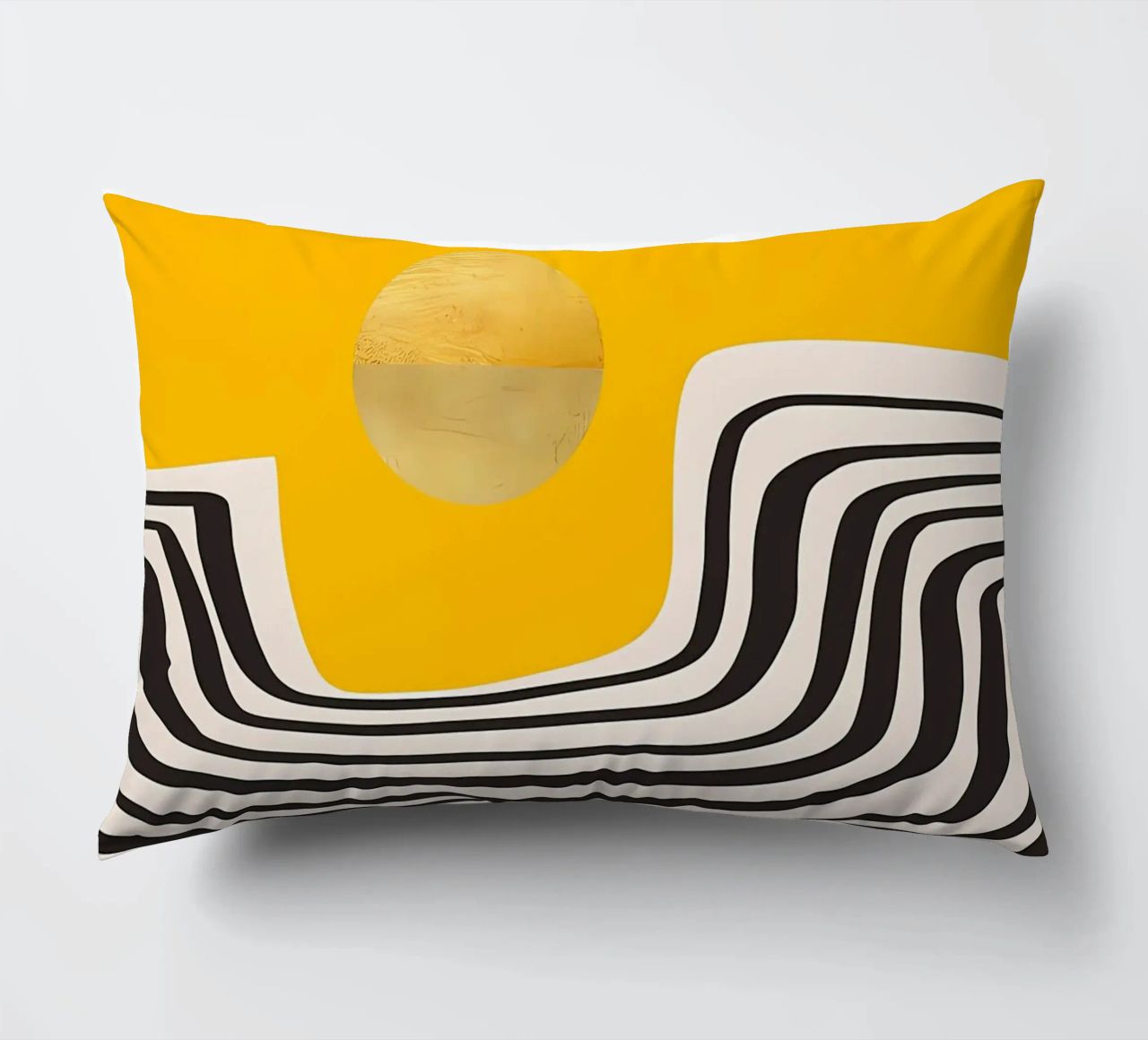 Minimal Abstract View 2 decorative cushion by James M Coyle