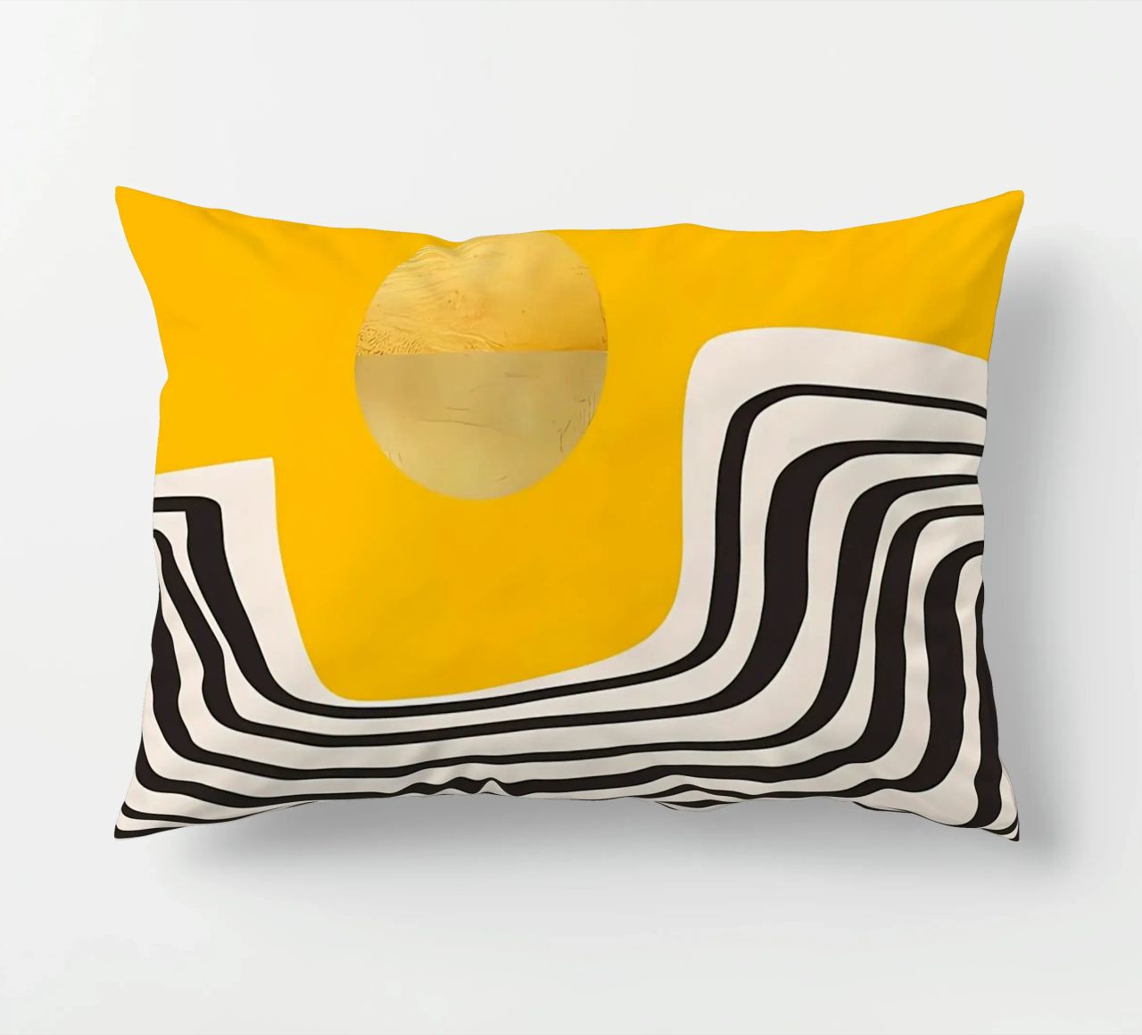 Minimal Abstract View 2 decorative cushion by James M Coyle
