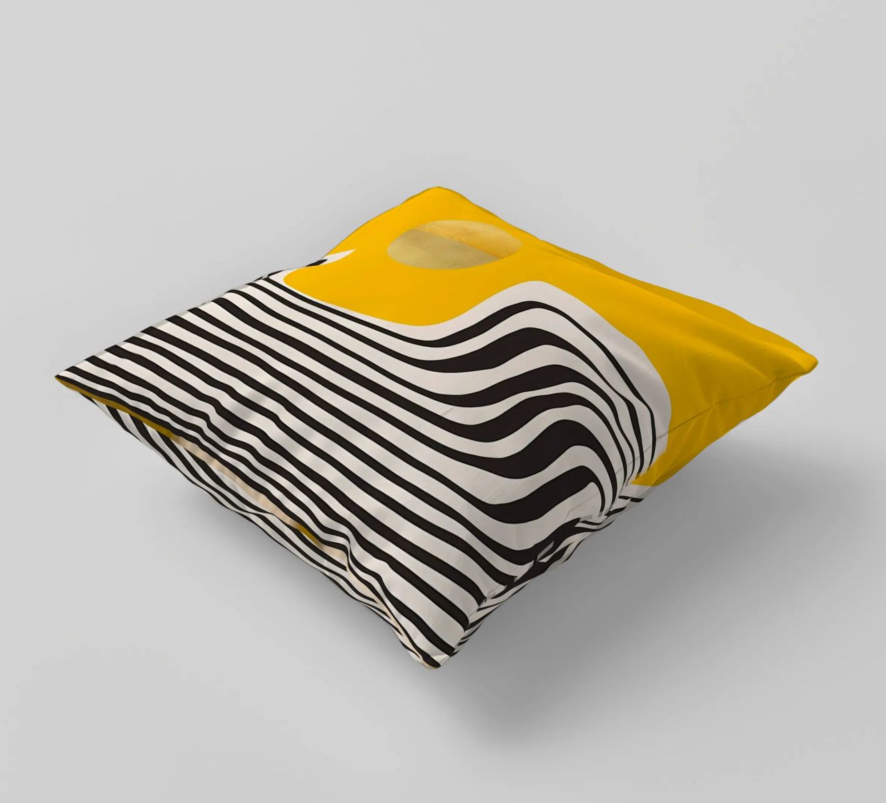 Minimal Abstract View 2 decorative cushion by James M Coyle