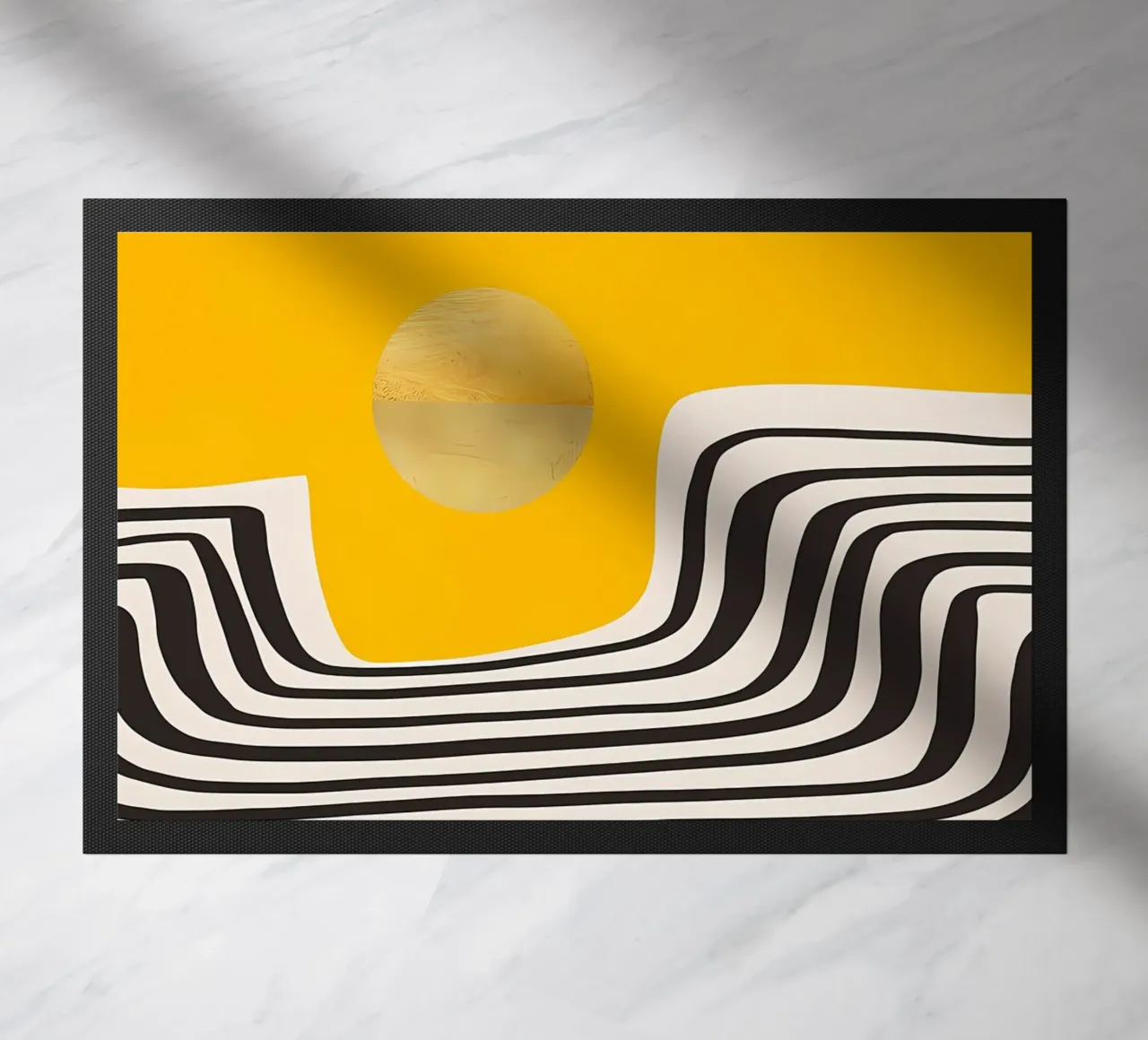 Vue abstraite minimale 2 paillasson de James M Coyle