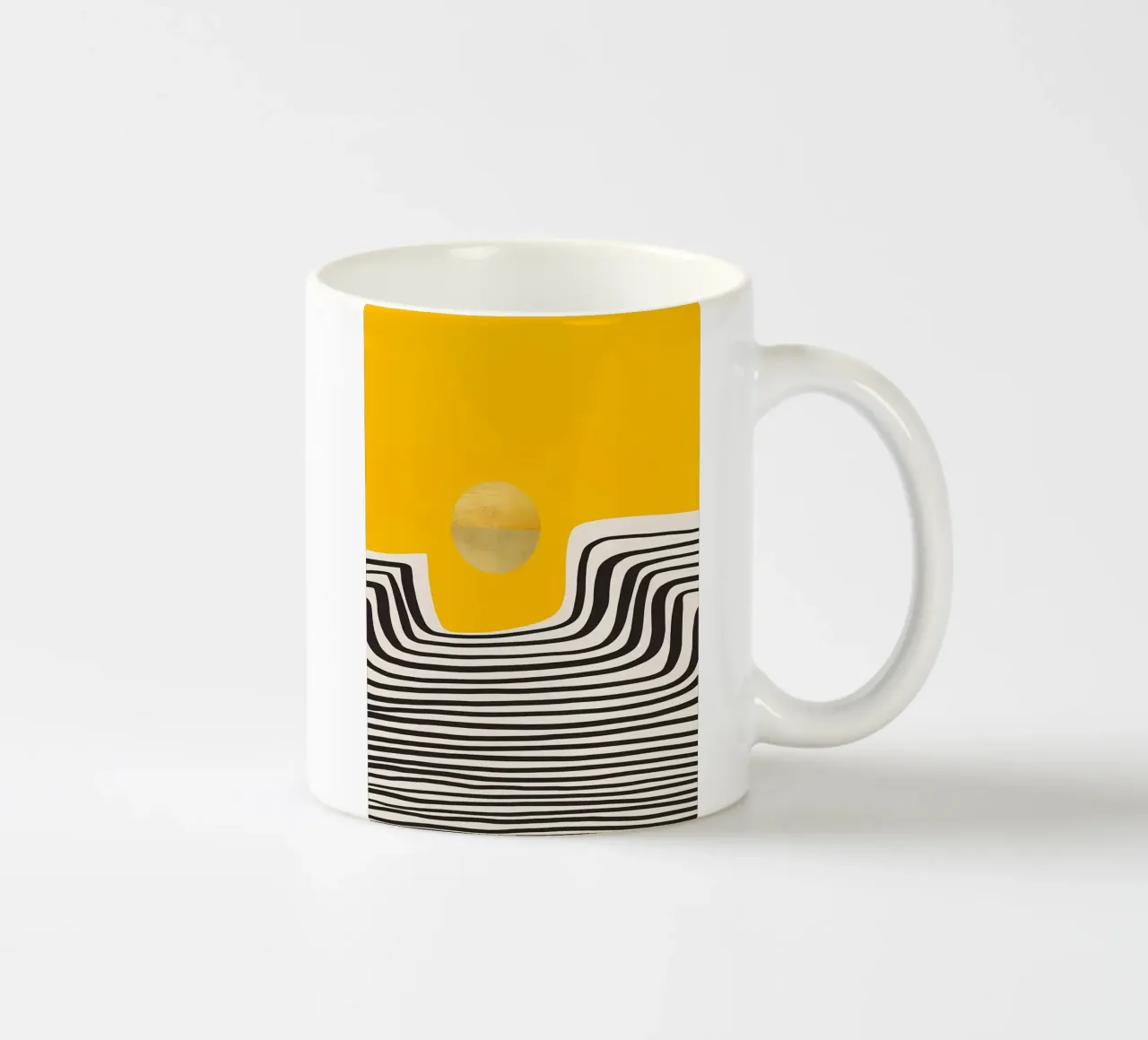 Minimale abstrakte Ansicht 2 Keramik Tasse von James M Coyle