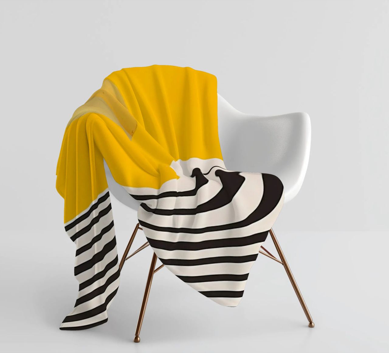 Minimal Abstract View 2 fleece blanket by James M Coyle