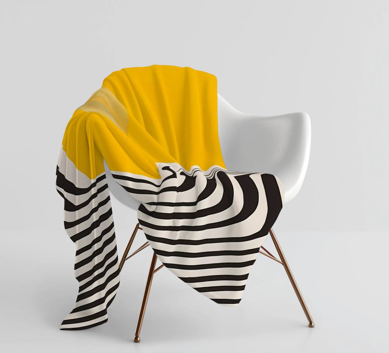 Minimal Abstract View 2 fleece blanket by James M Coyle