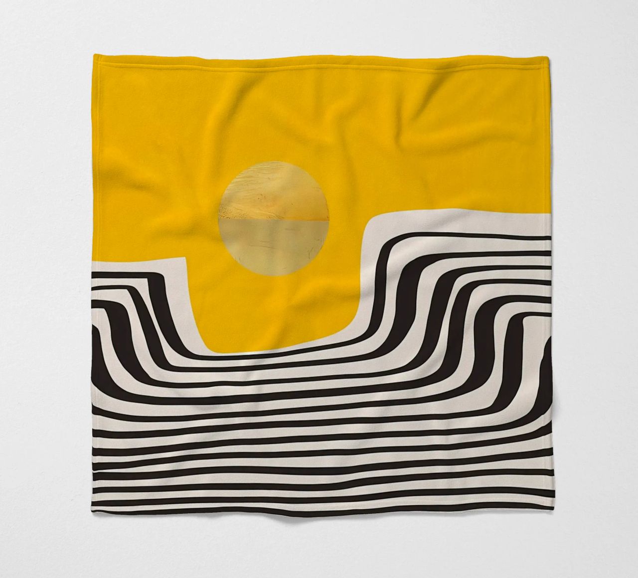 Minimal Abstract View 2 fleece blanket by James M Coyle