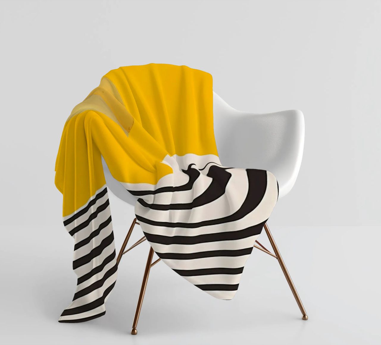 Minimal Abstract View 2 fleece blanket by James M Coyle