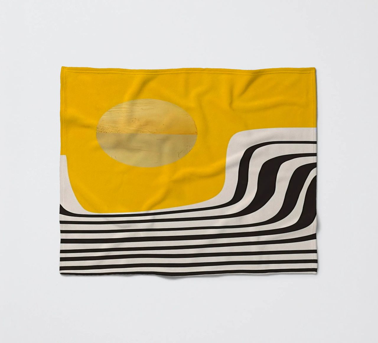Minimal Abstract View 2 fleece blanket by James M Coyle