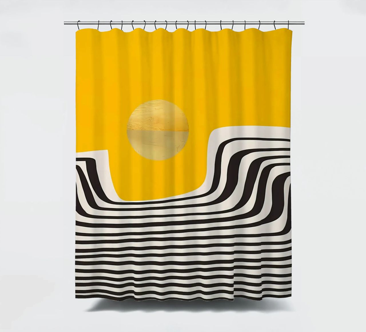 Minimal Abstract View 2 shower curtain by James M Coyle