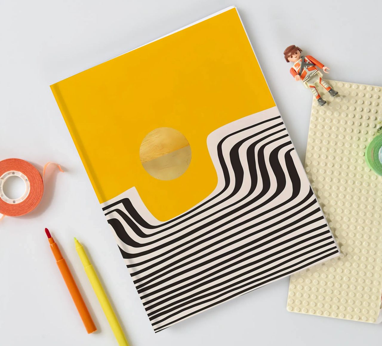 Minimal Abstract View 2 notebook by James M Coyle