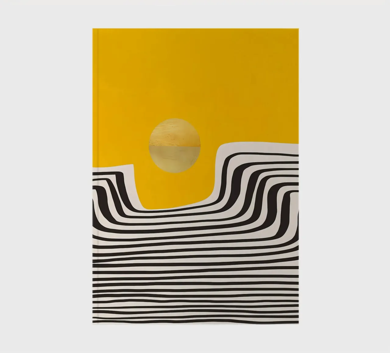 Minimale abstrakte Ansicht 2 Notizbuch von James M Coyle