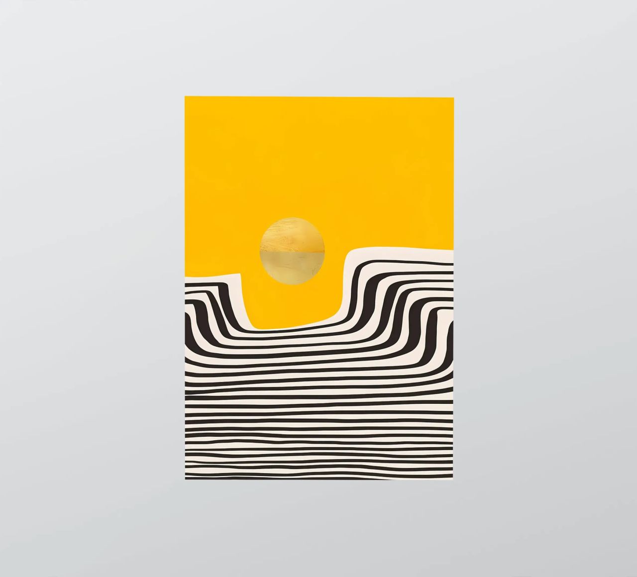 Minimal Abstract View 2 sticker by James M Coyle