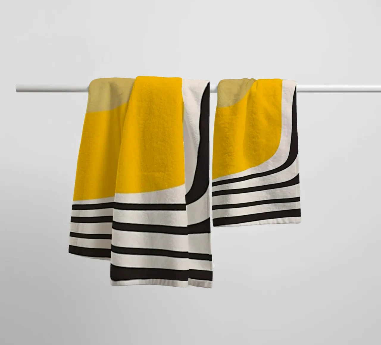 Minimal Abstract View 2 towel by James M Coyle