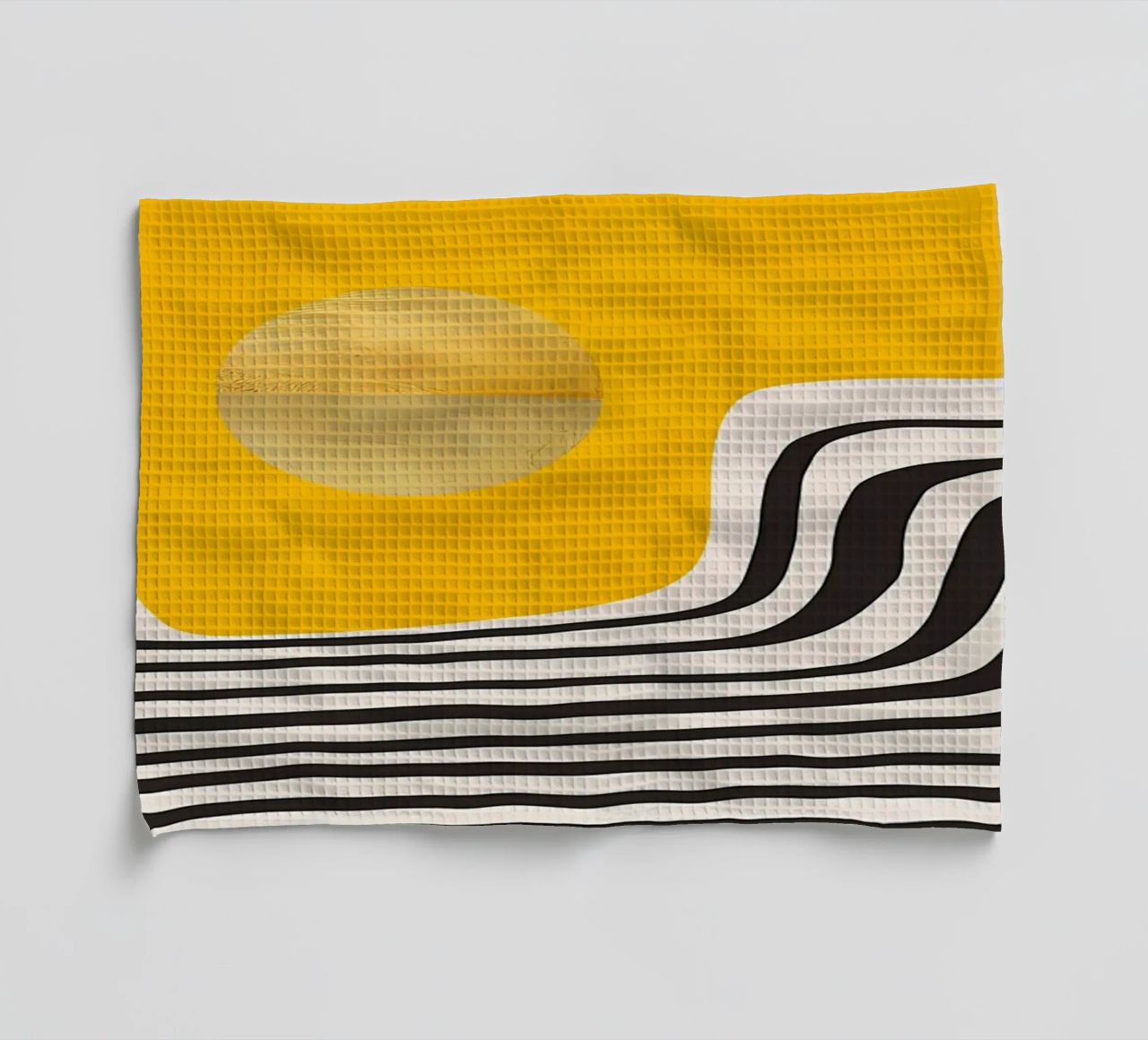 Minimal Abstract View 2 tea towel by James M Coyle