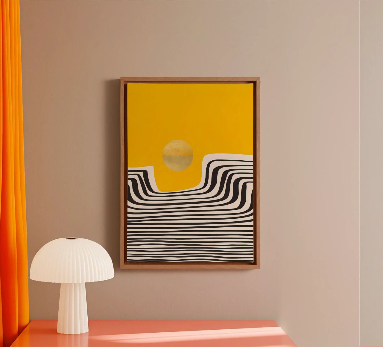 Minimal Abstract View 2 canvas by James M Coyle