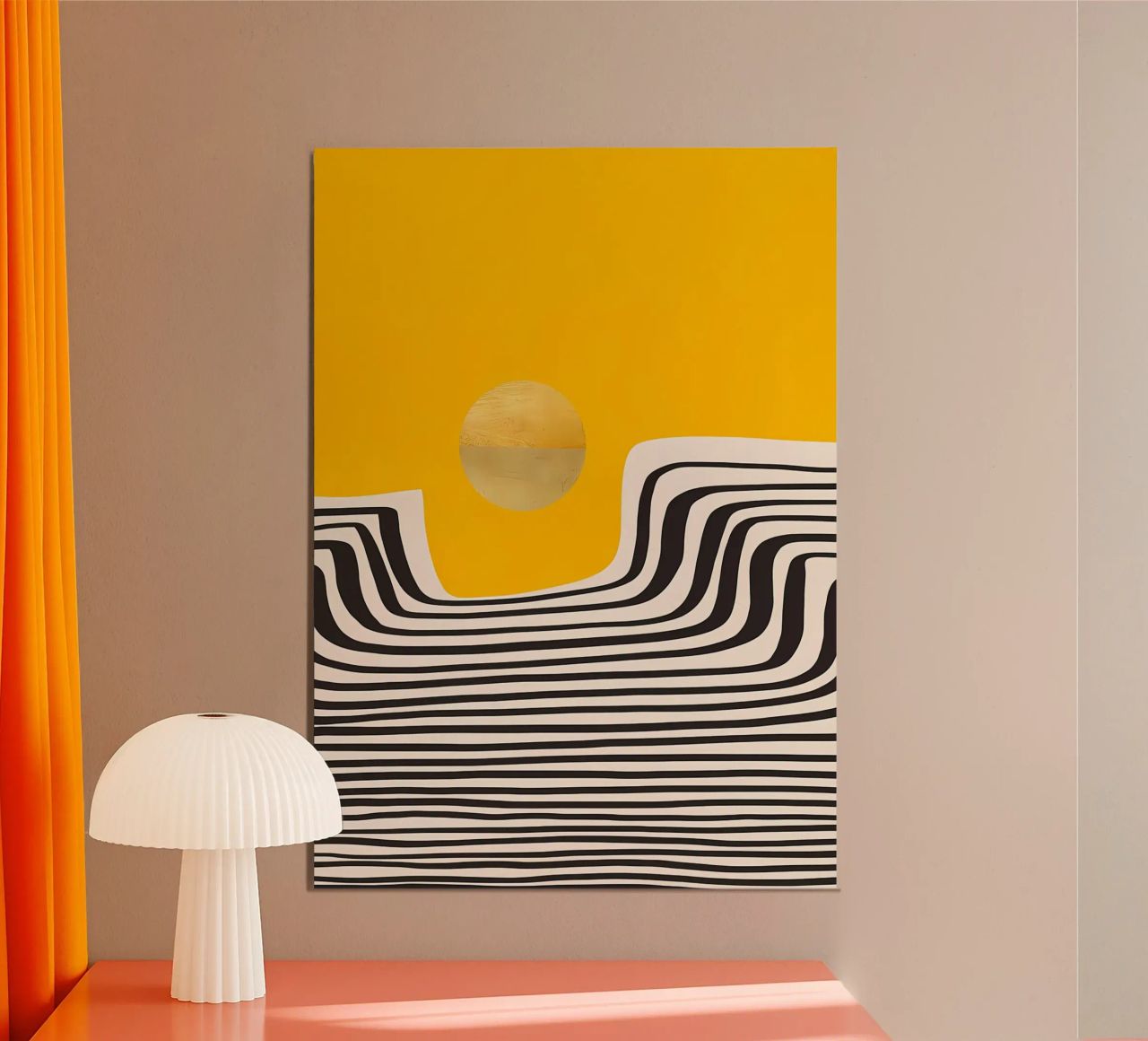 Minimal Abstract View 2 poster by James M Coyle