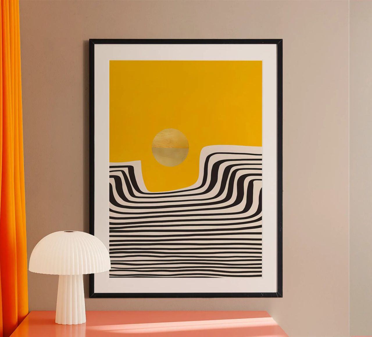 Minimal Abstract View 2 poster by James M Coyle