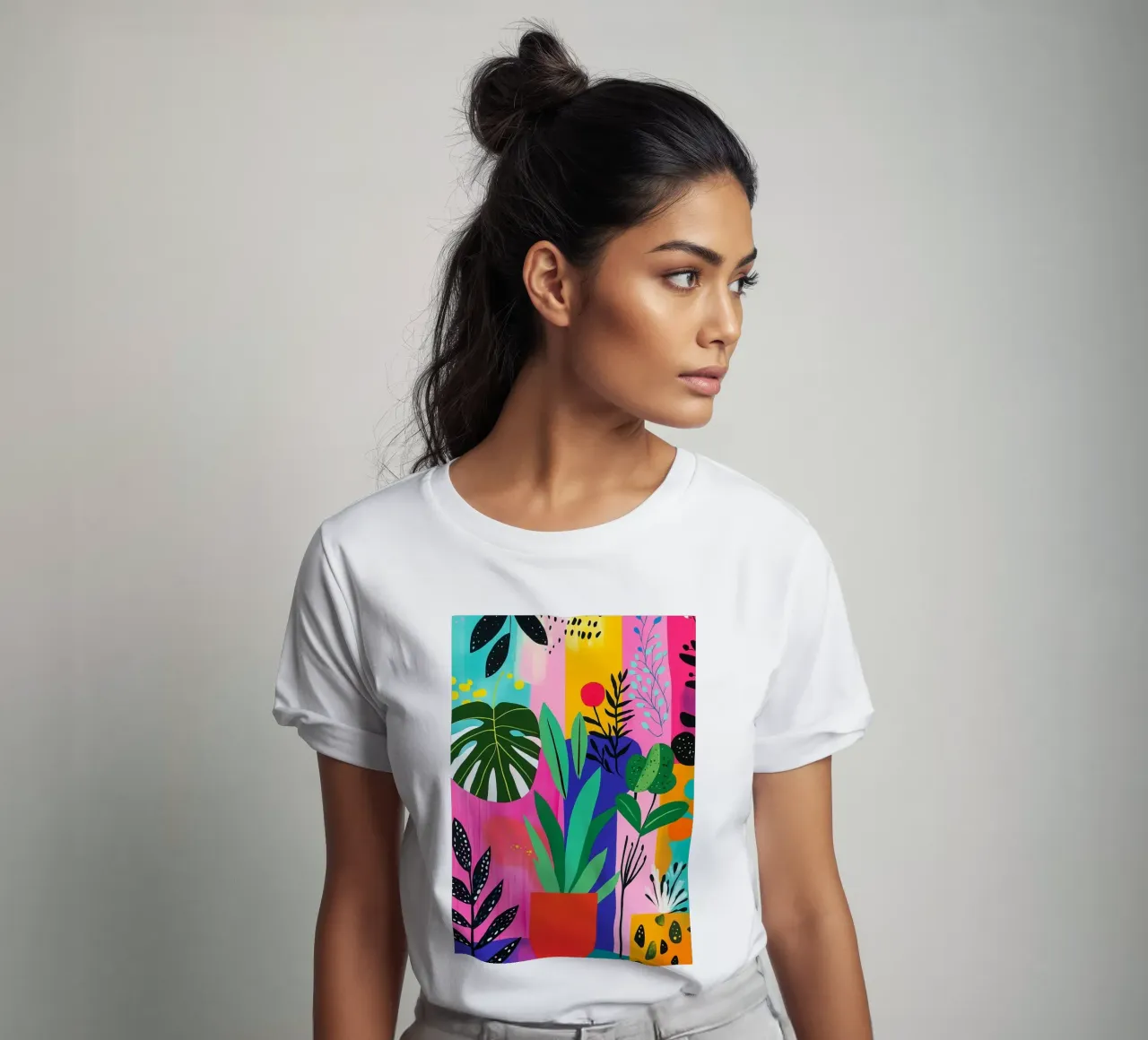 Design botanico t-shirt da Justyna Jaszke JBJart