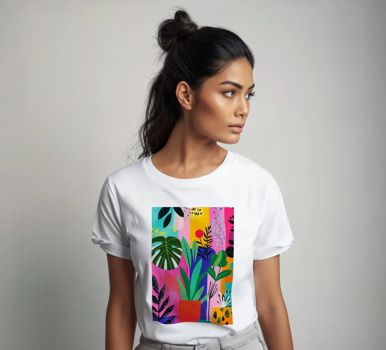 Design botanico t-shirt da Justyna Jaszke JBJart