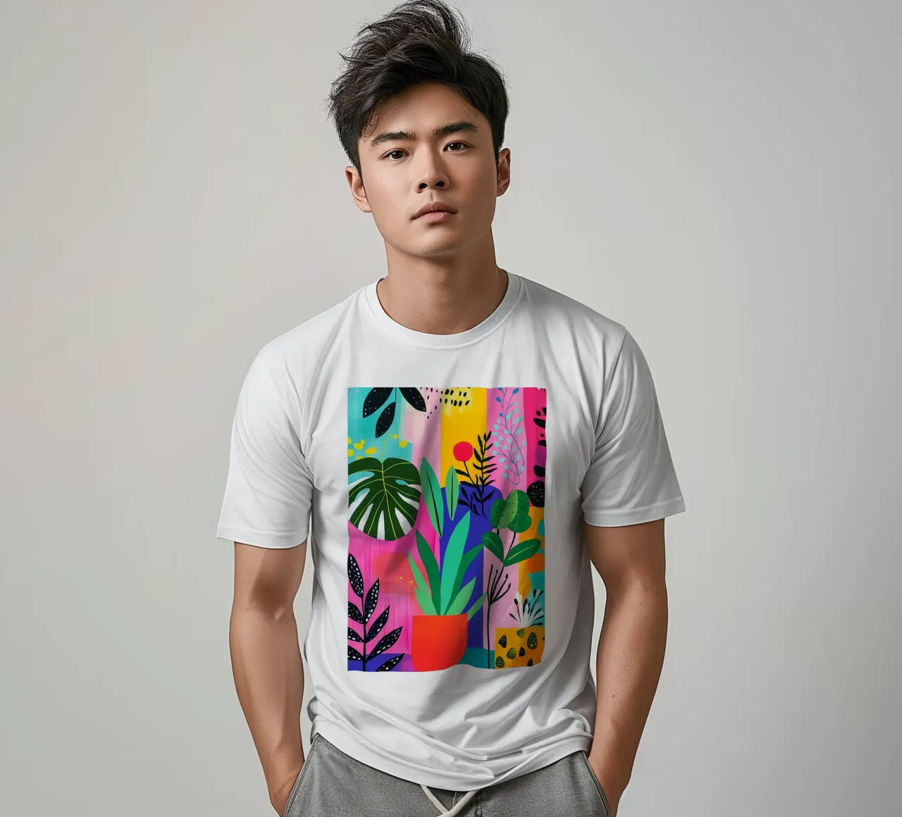 Design botanico t-shirt da Justyna Jaszke JBJart