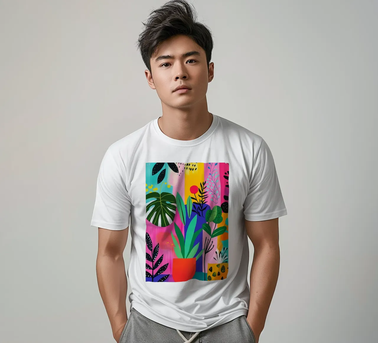 Design botanico t-shirt da Justyna Jaszke JBJart