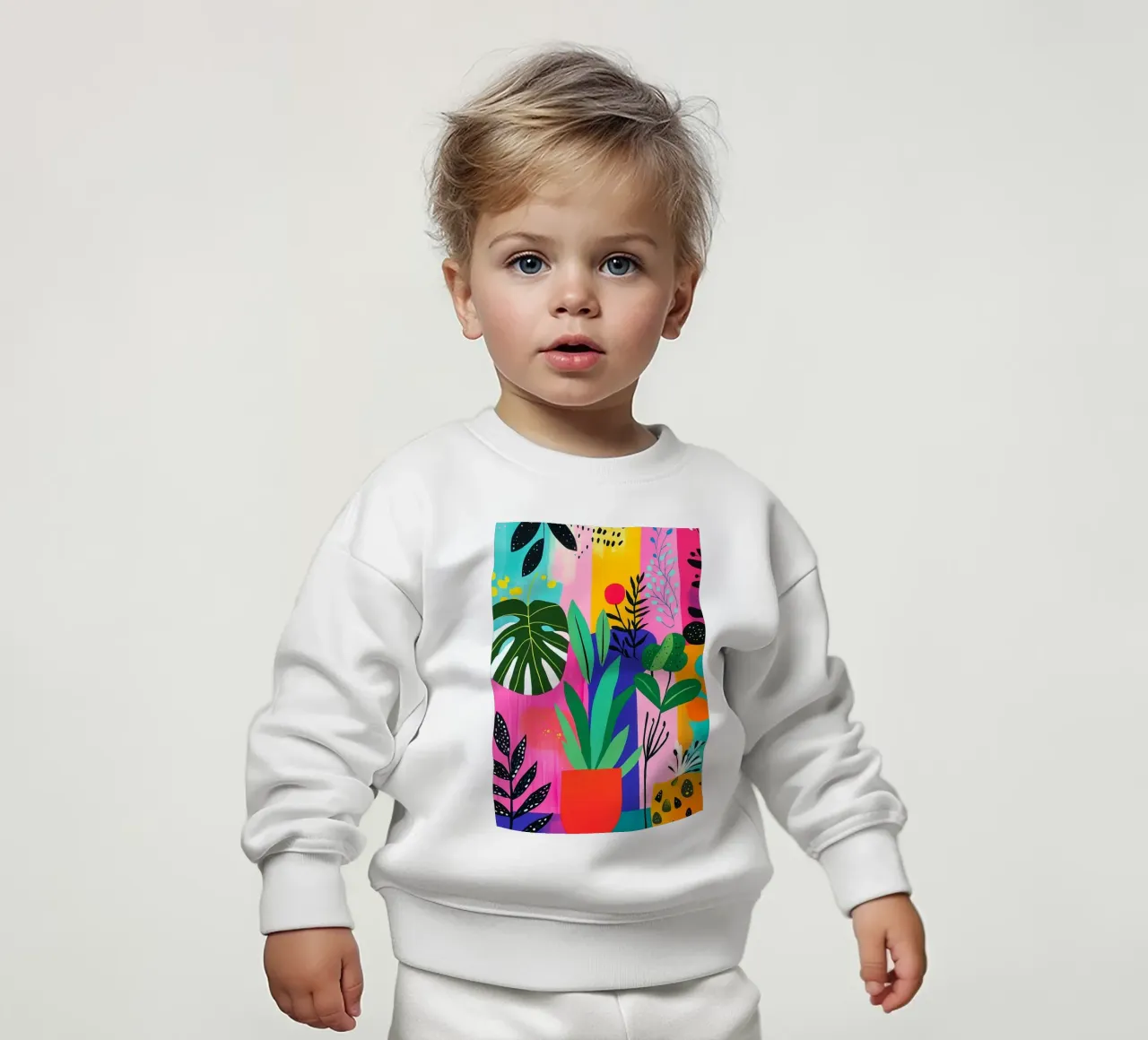 Design botanico felpa neonato da Justyna Jaszke JBJart