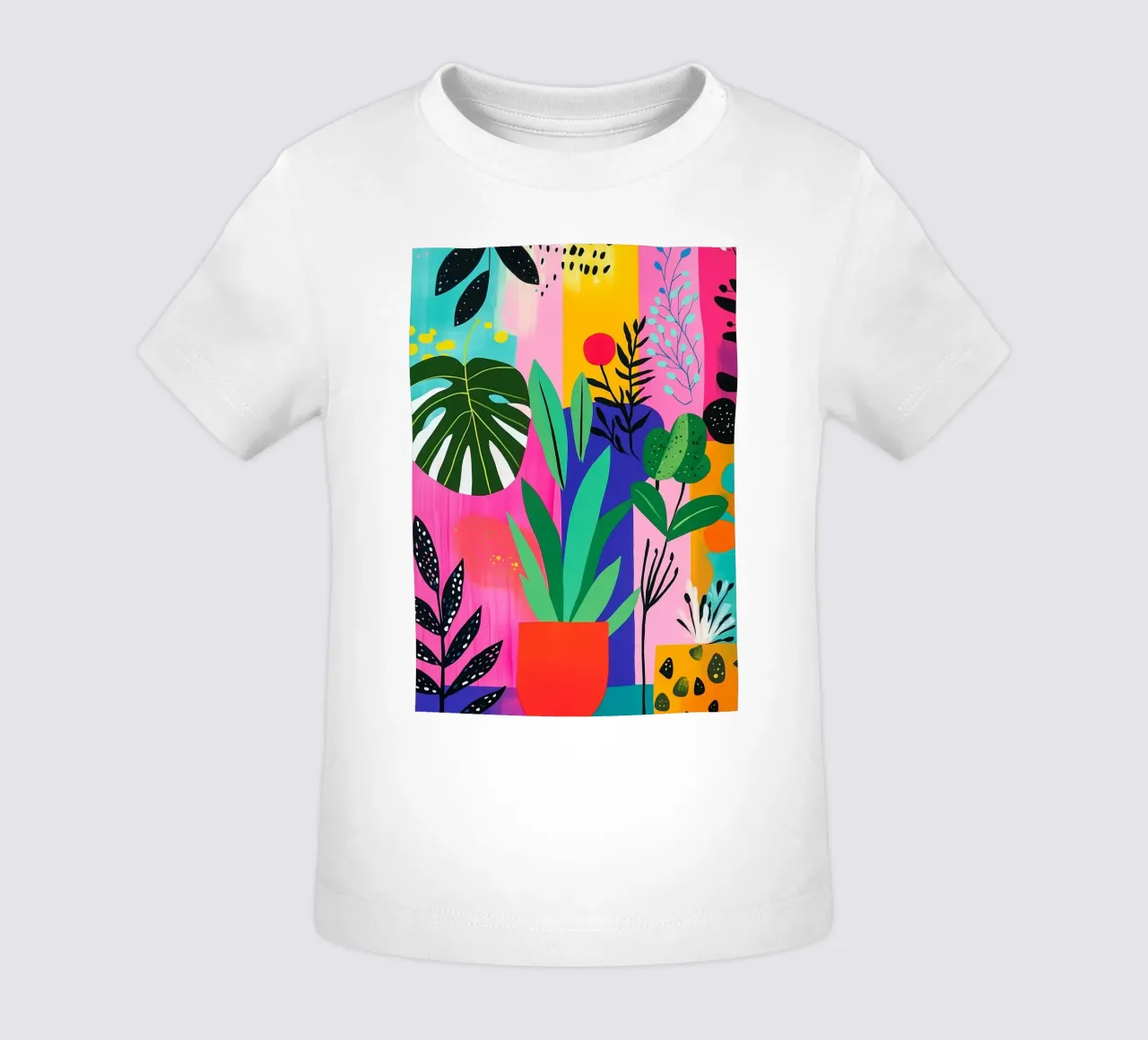 Design botanico maglietta neonato da Justyna Jaszke JBJart