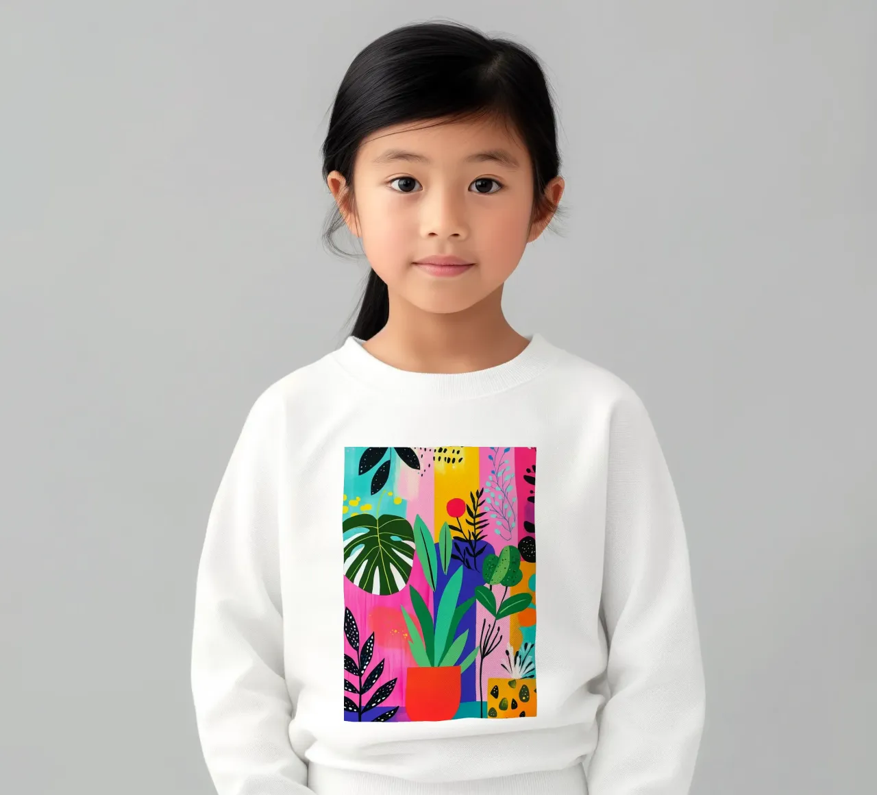 Design botanico felpa bambino da Justyna Jaszke JBJart