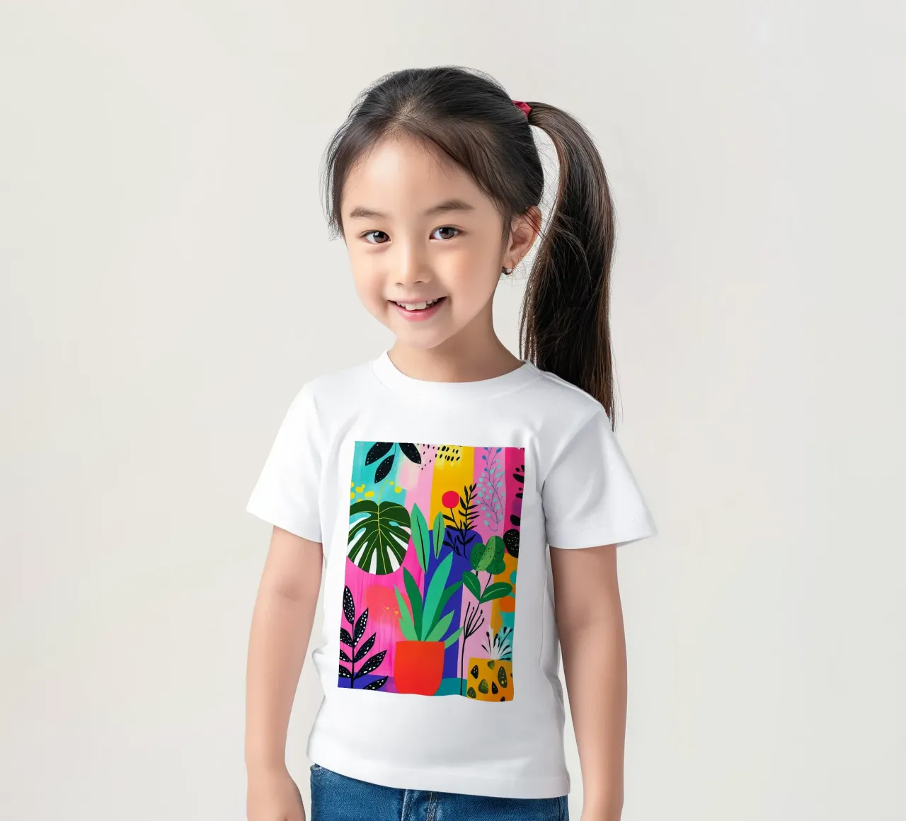 Design botanico t-shirt bambini da Justyna Jaszke JBJart