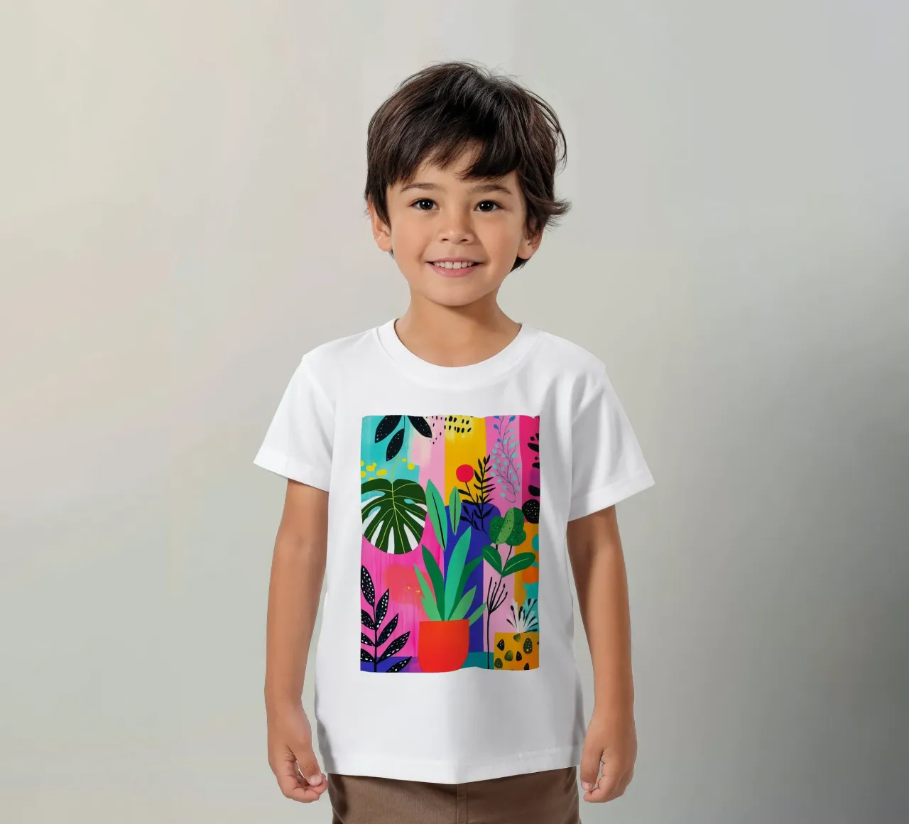 Design botanico t-shirt bambini da Justyna Jaszke JBJart