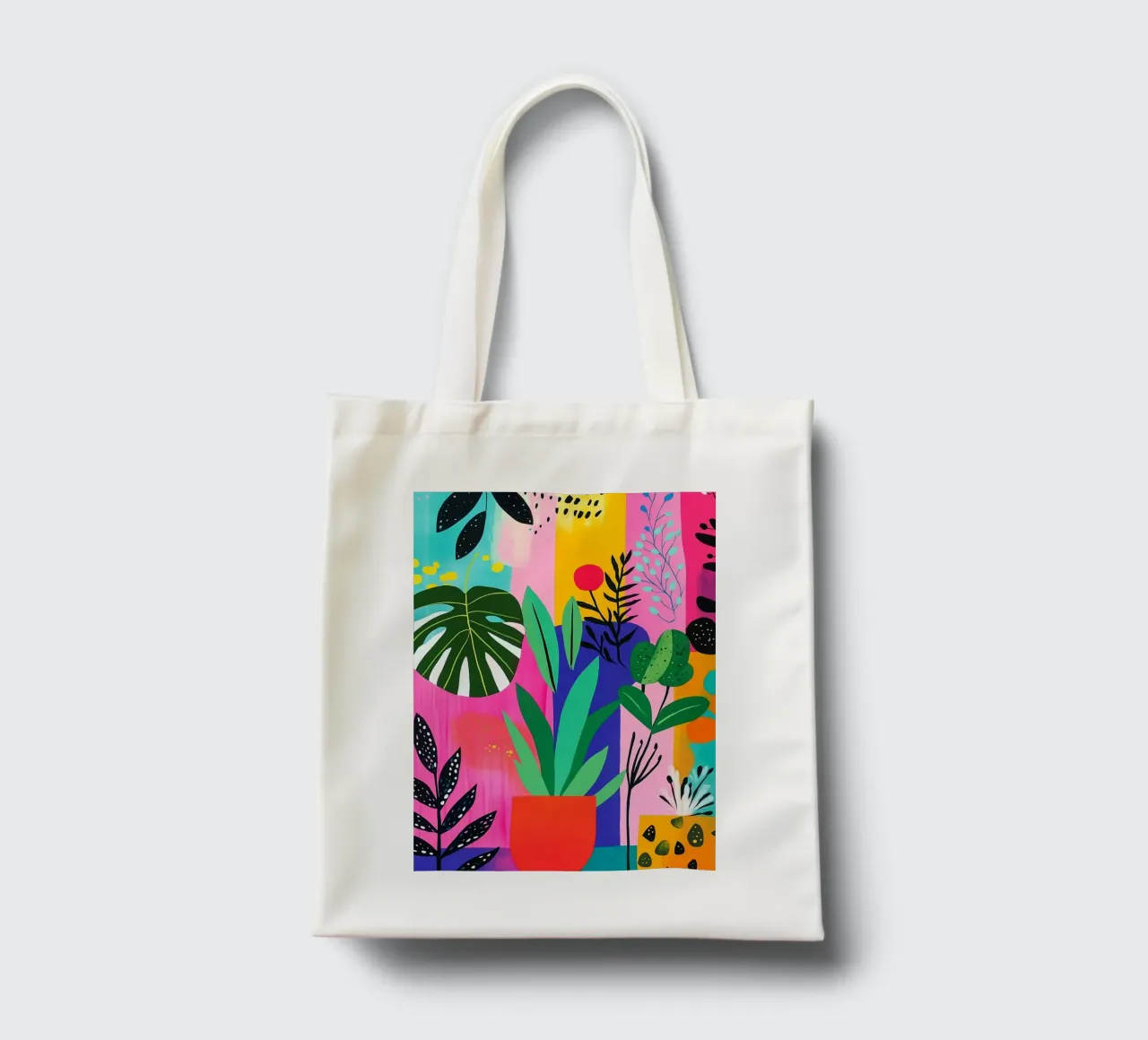 Design botanico borsa in juta da Justyna Jaszke JBJart