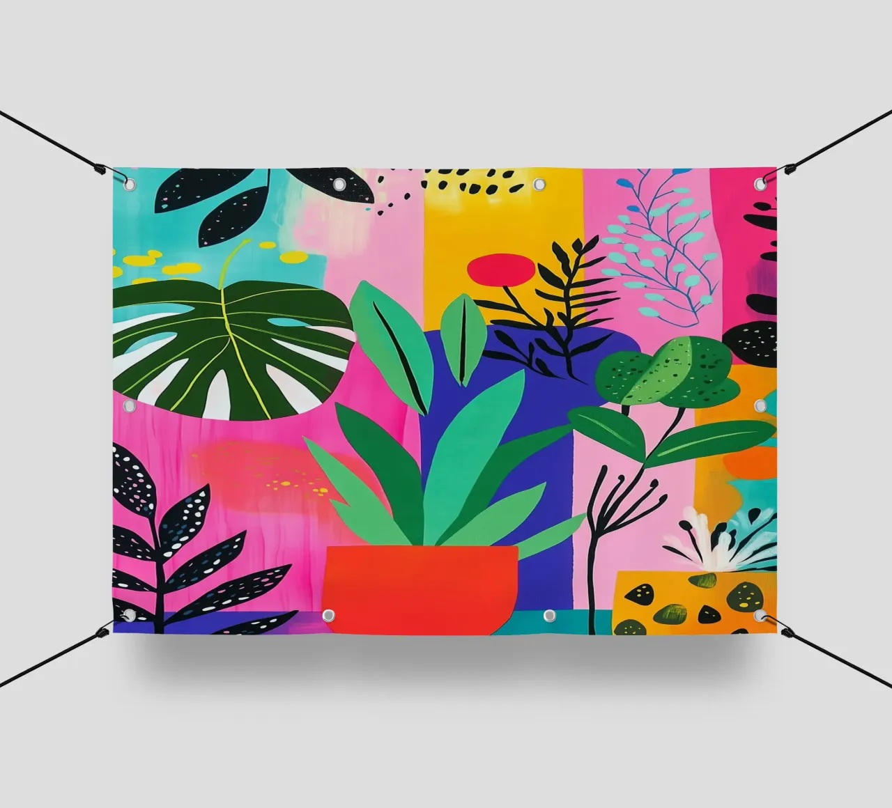 Design botanico telo in pvc da Justyna Jaszke JBJart