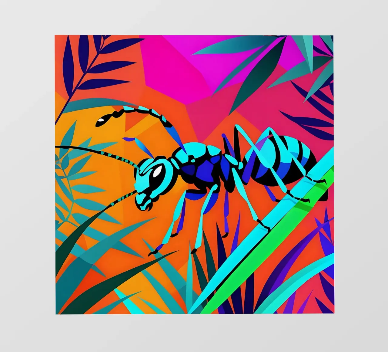 Ant_style_E_1 telo in pvc da Tierisch bunt by LK