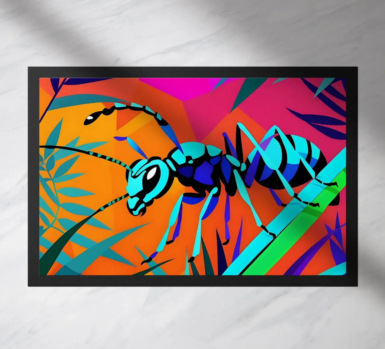 Ant_style_E_1 doormat by Tierisch bunt by LK