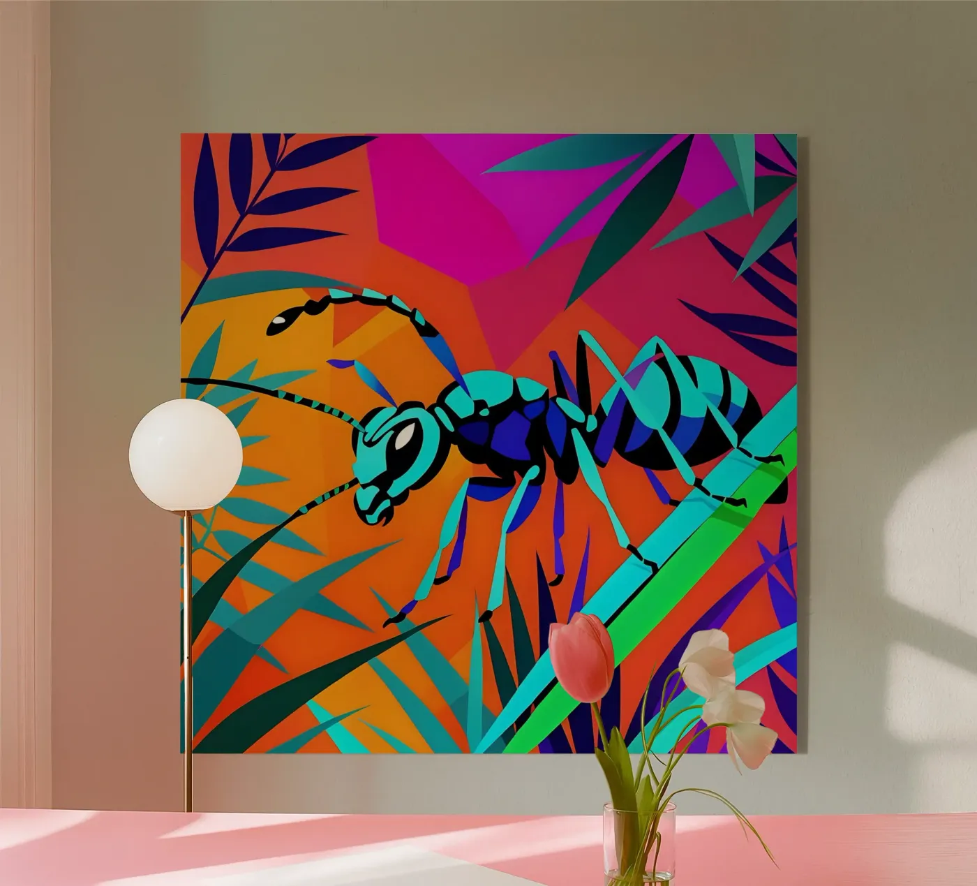 Ant_style_E_1 acrylic glass by Tierisch bunt by LK