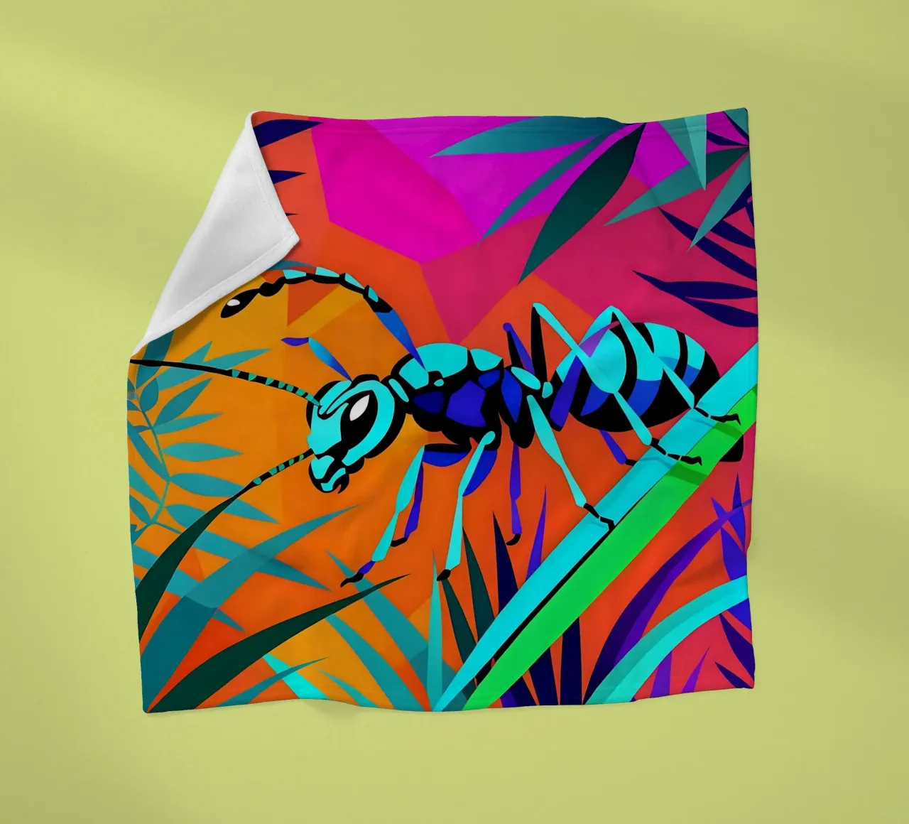 Ant_style_E_1 coperta in pile da Tierisch bunt by LK