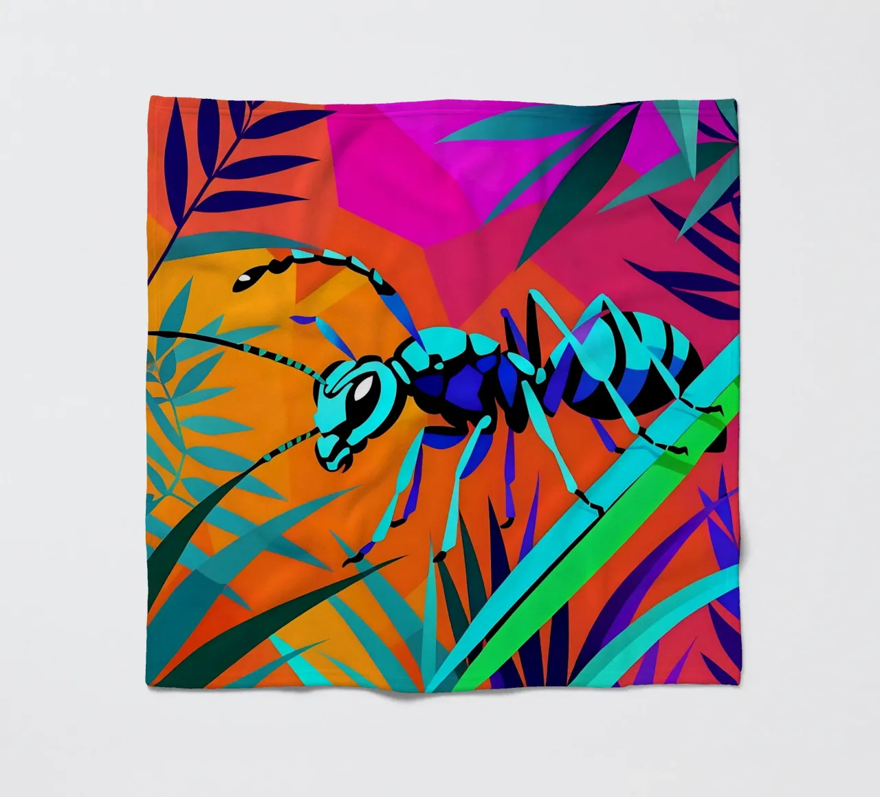 Ant_style_E_1 coperta in pile da Tierisch bunt by LK