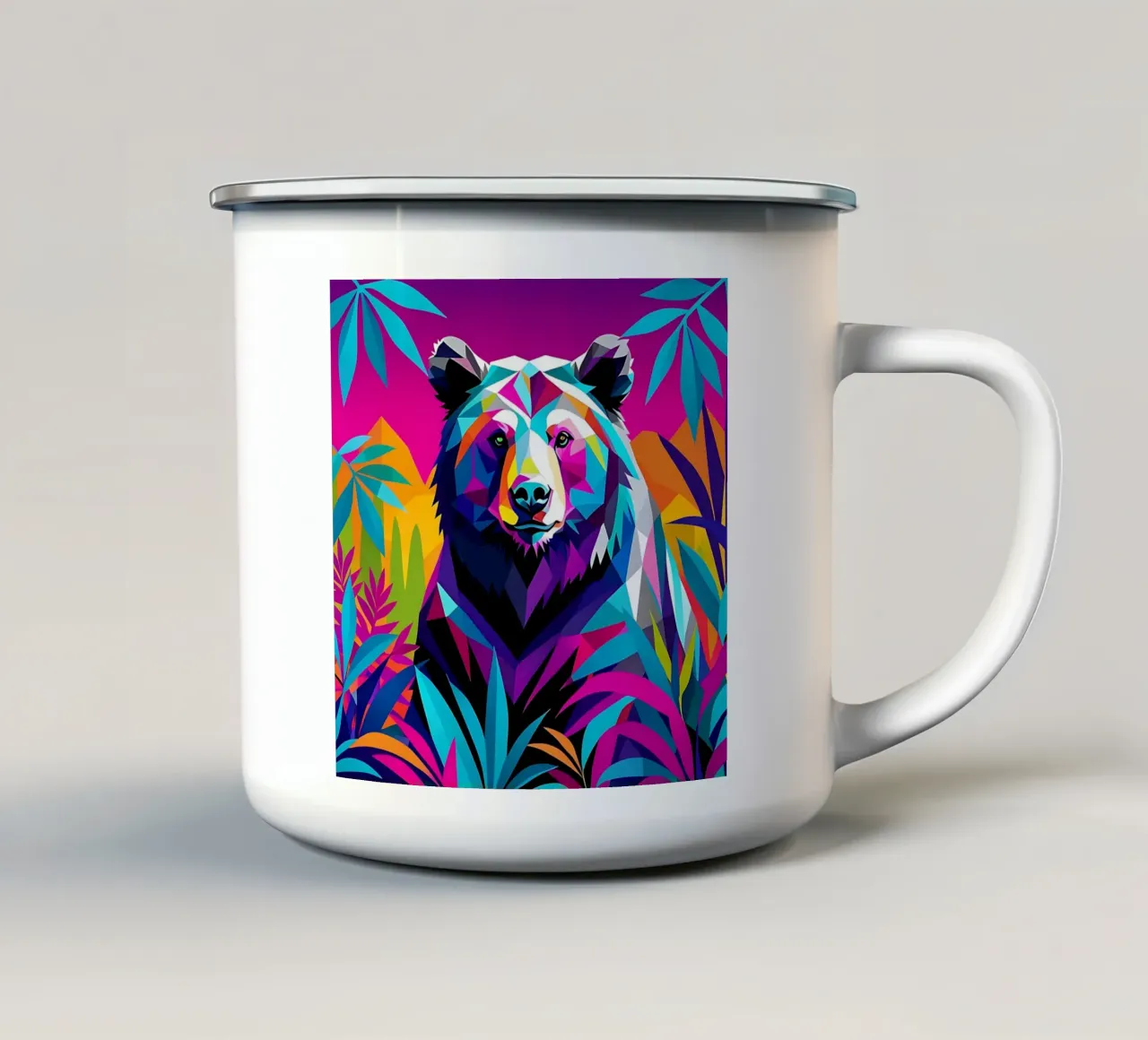 Orso_Stile_E_1 tazza in smalto da Tierisch bunt by LK