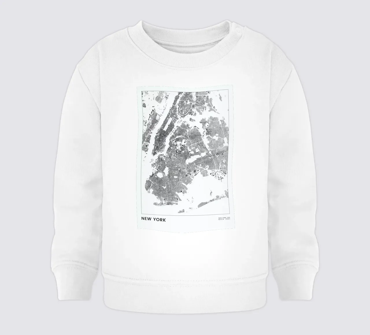New York felpa neonato da The Cartography Collection