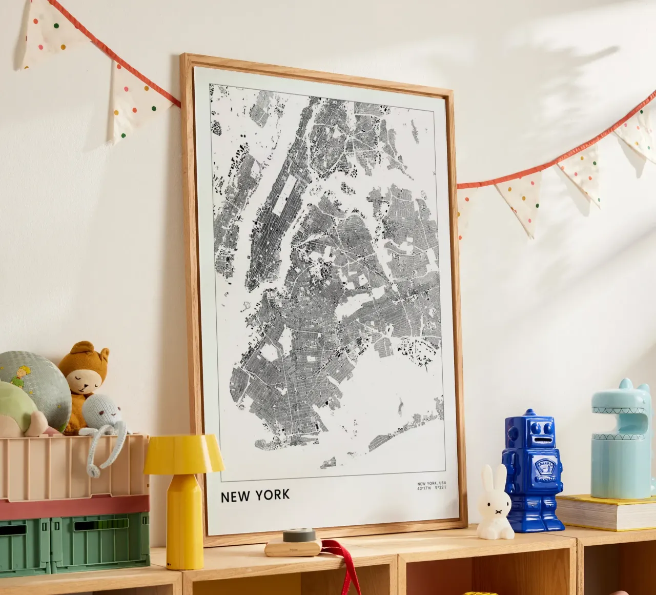 New York plexiglass da The Cartography Collection