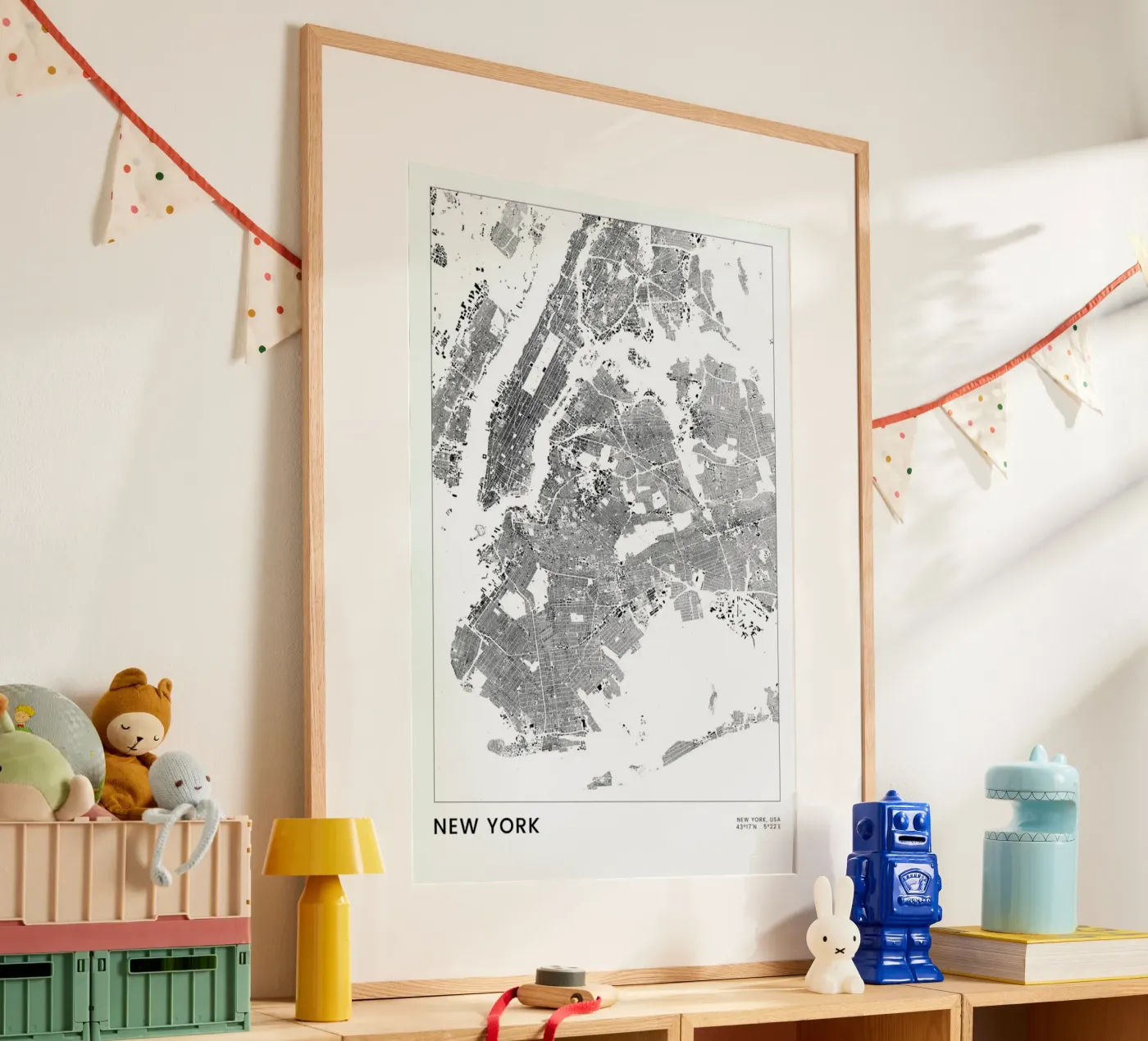 New York poster da The Cartography Collection
