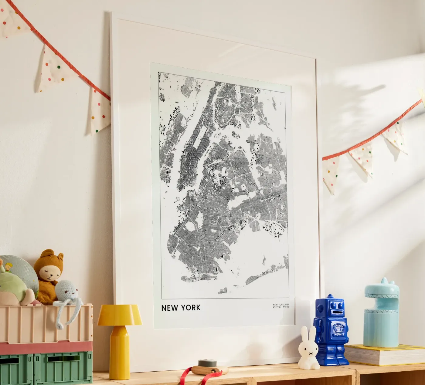 New York poster da The Cartography Collection