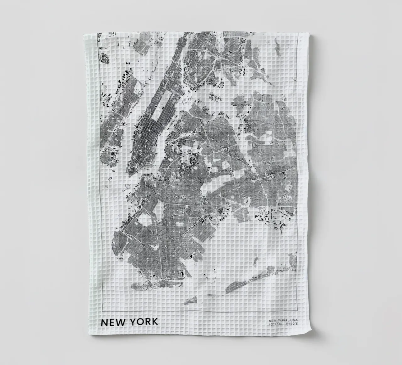 New York tea towel by The Cartography Collection