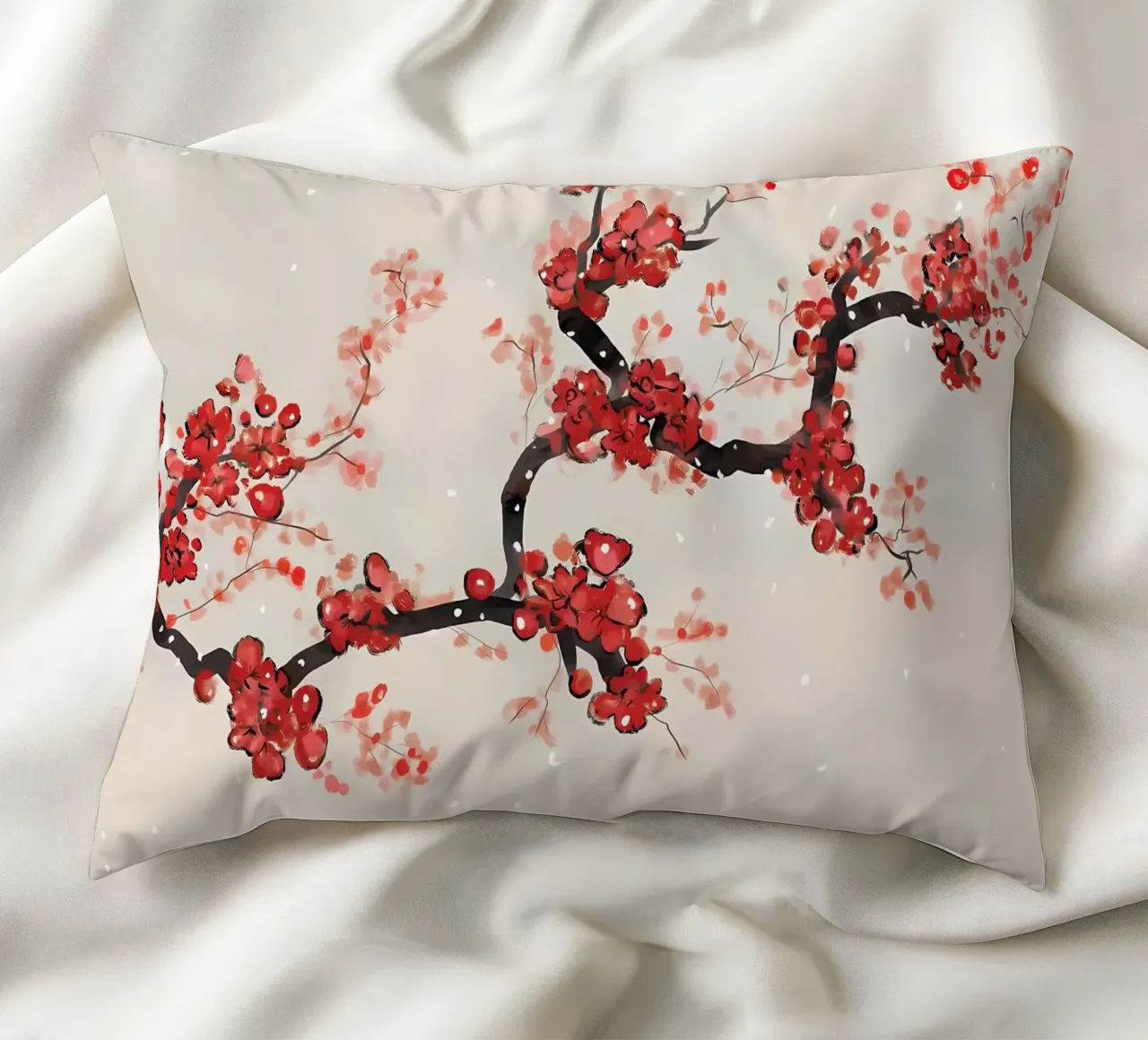 Fiori di ciliegio (SAKURA) cuscino da Rebecca Clark Wyrick