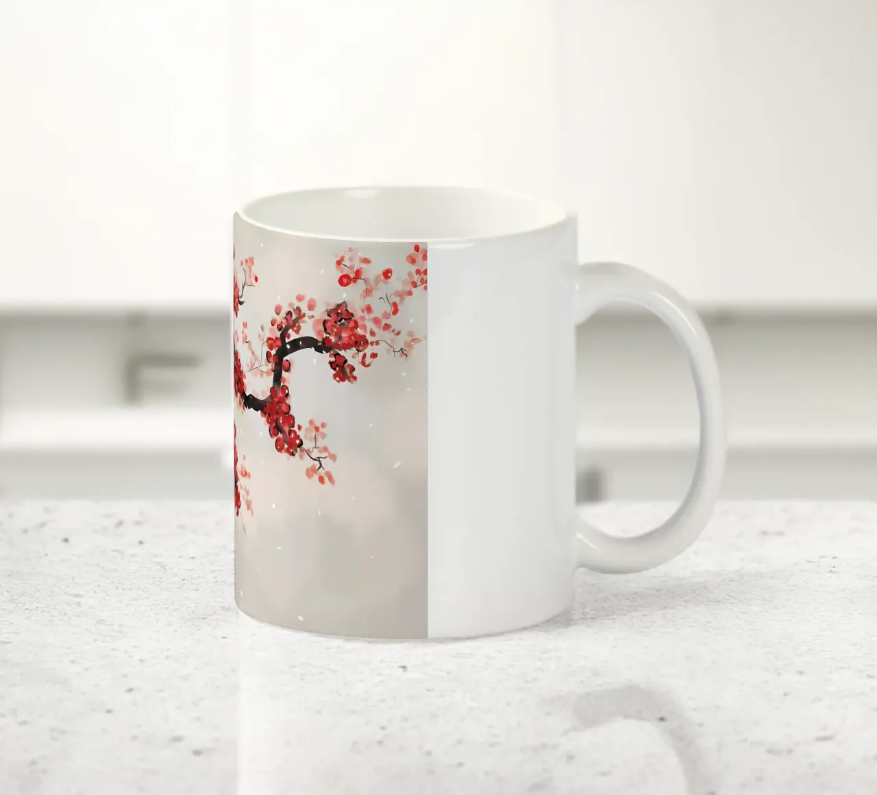 Fiori di ciliegio (SAKURA) tazza in ceramica da Rebecca Clark Wyrick