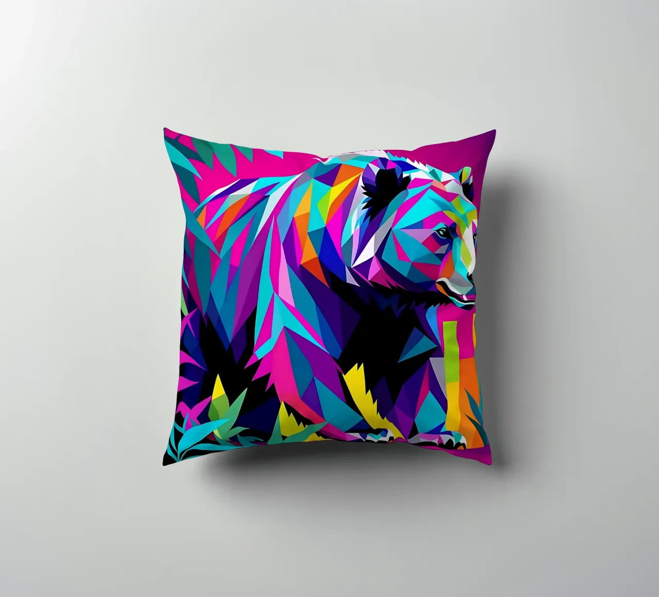 Orso_Stile_E_2 cuscino da Tierisch bunt by LK