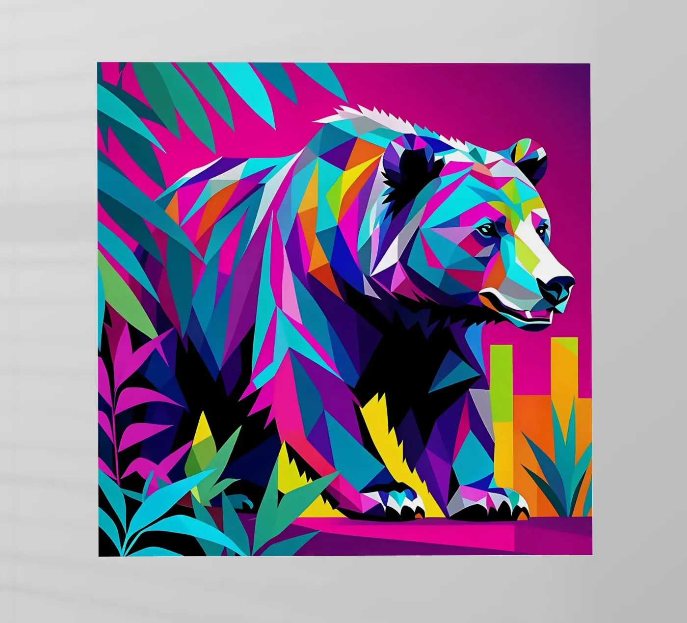 Bear_Style_E_2 backlit folie van Tierisch bunt by LK
