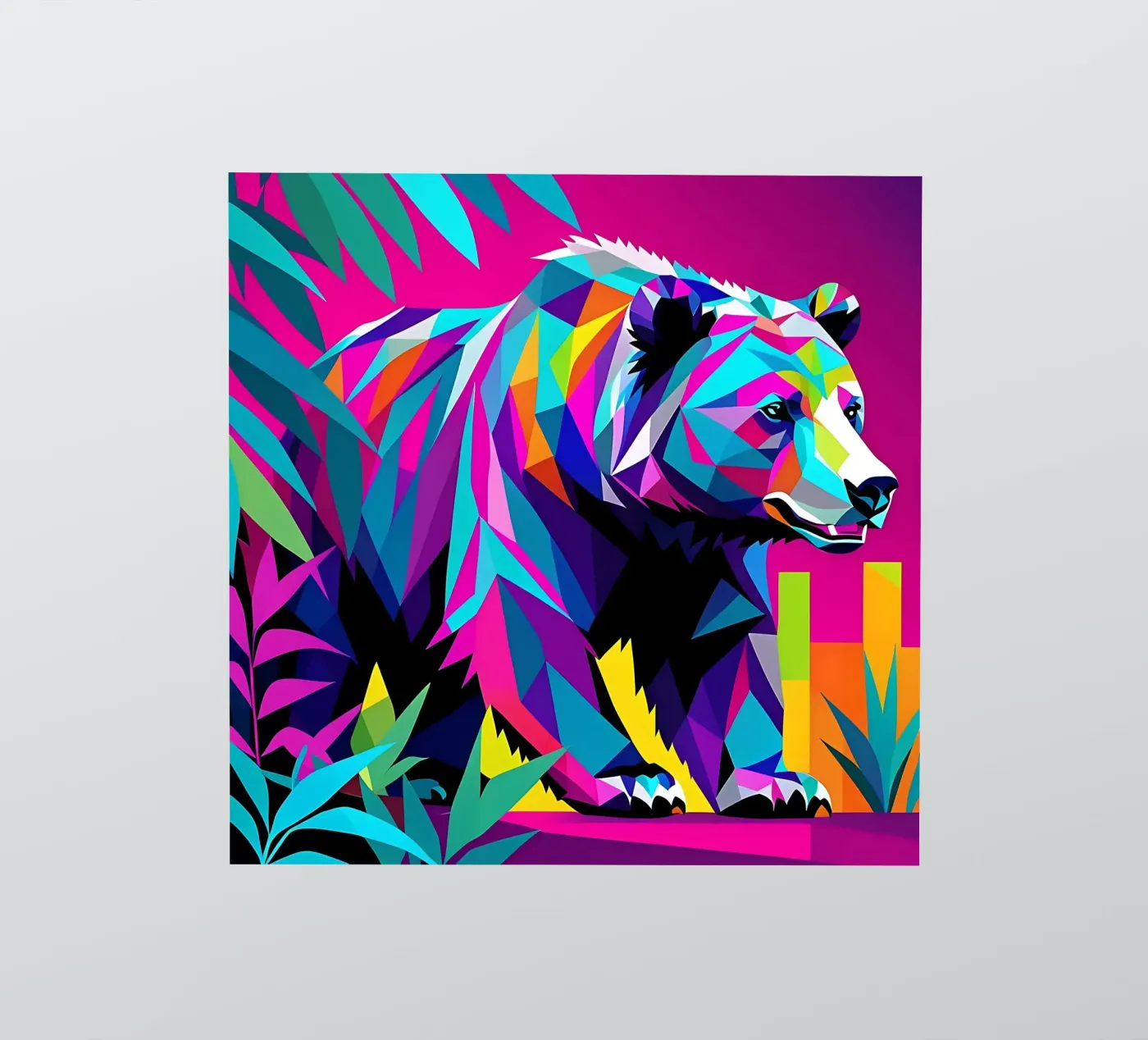 Bear_Style_E_2 sticker by Tierisch bunt by LK