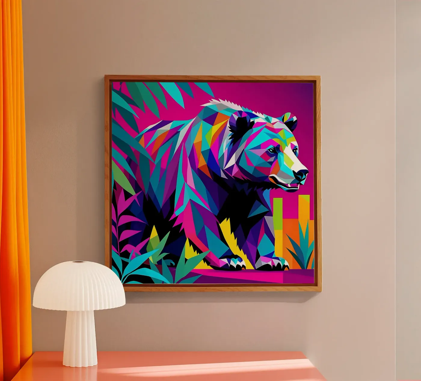Orso_Stile_E_2 plexiglass da Tierisch bunt by LK