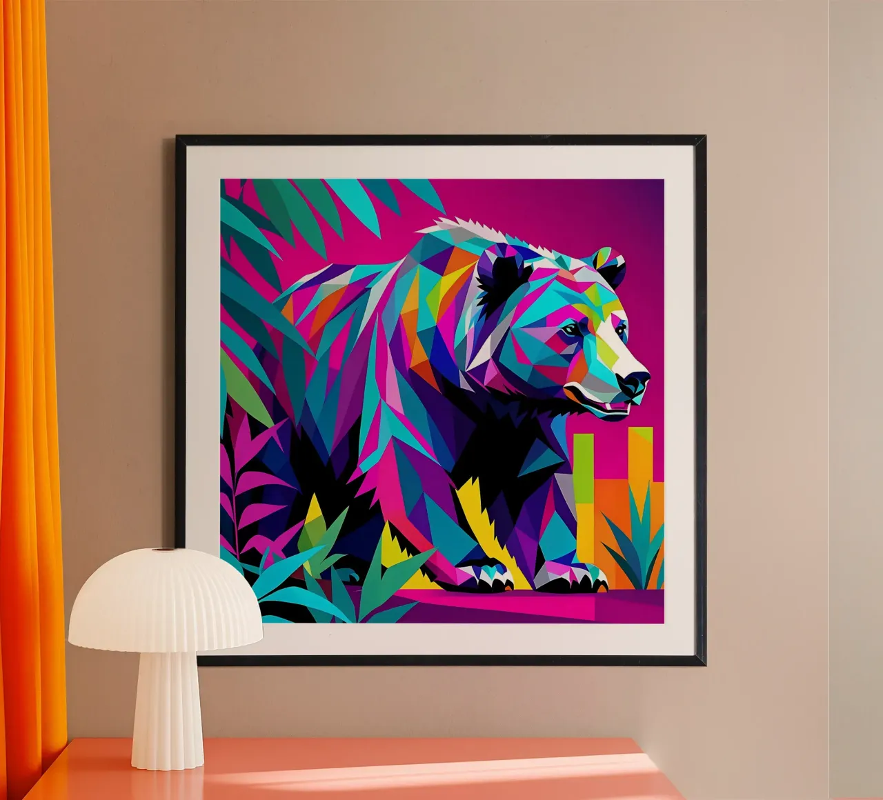 Orso_Stile_E_2 poster da Tierisch bunt by LK