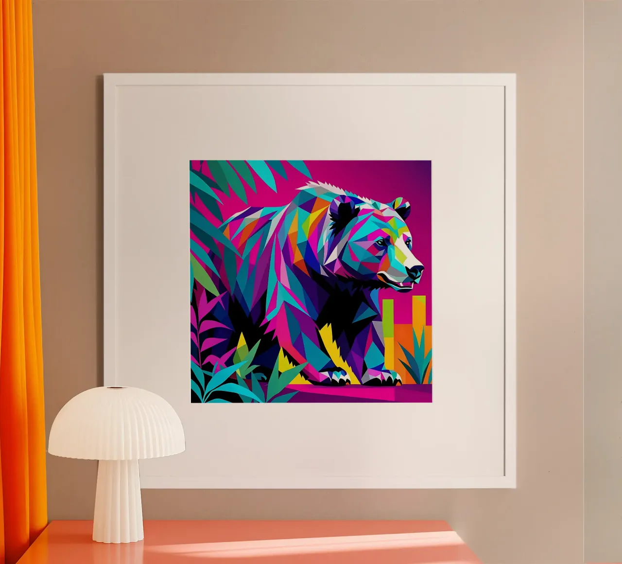 Orso_Stile_E_2 poster da Tierisch bunt by LK